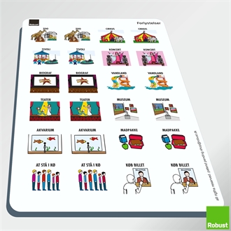 Forlystelser 1 - Piktogram ark